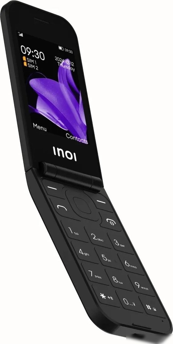 Кнопочный телефон Inoi 284 Flip 4G (черный)