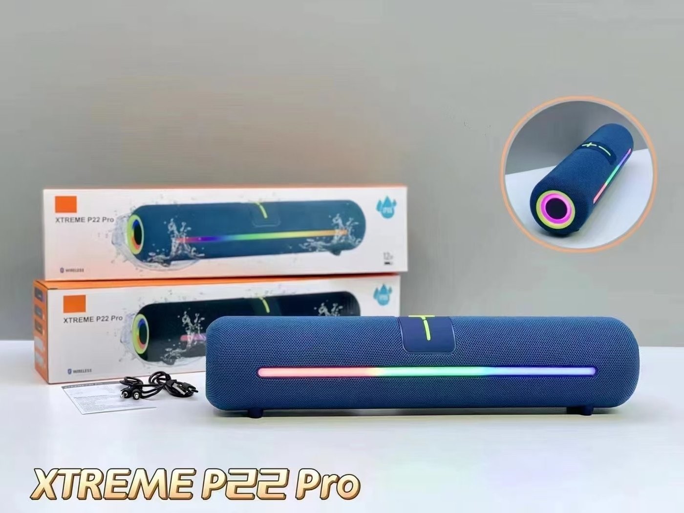 Беспроводная колонка Bseng P22 Pro (синий)