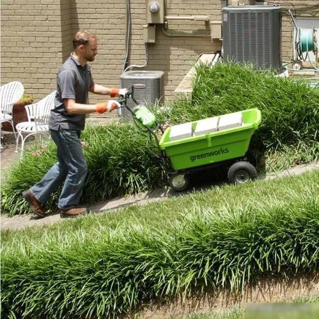 Трехколесная тачка Greenworks 40V G40GC 7400007 (без АКБ и ЗУ)