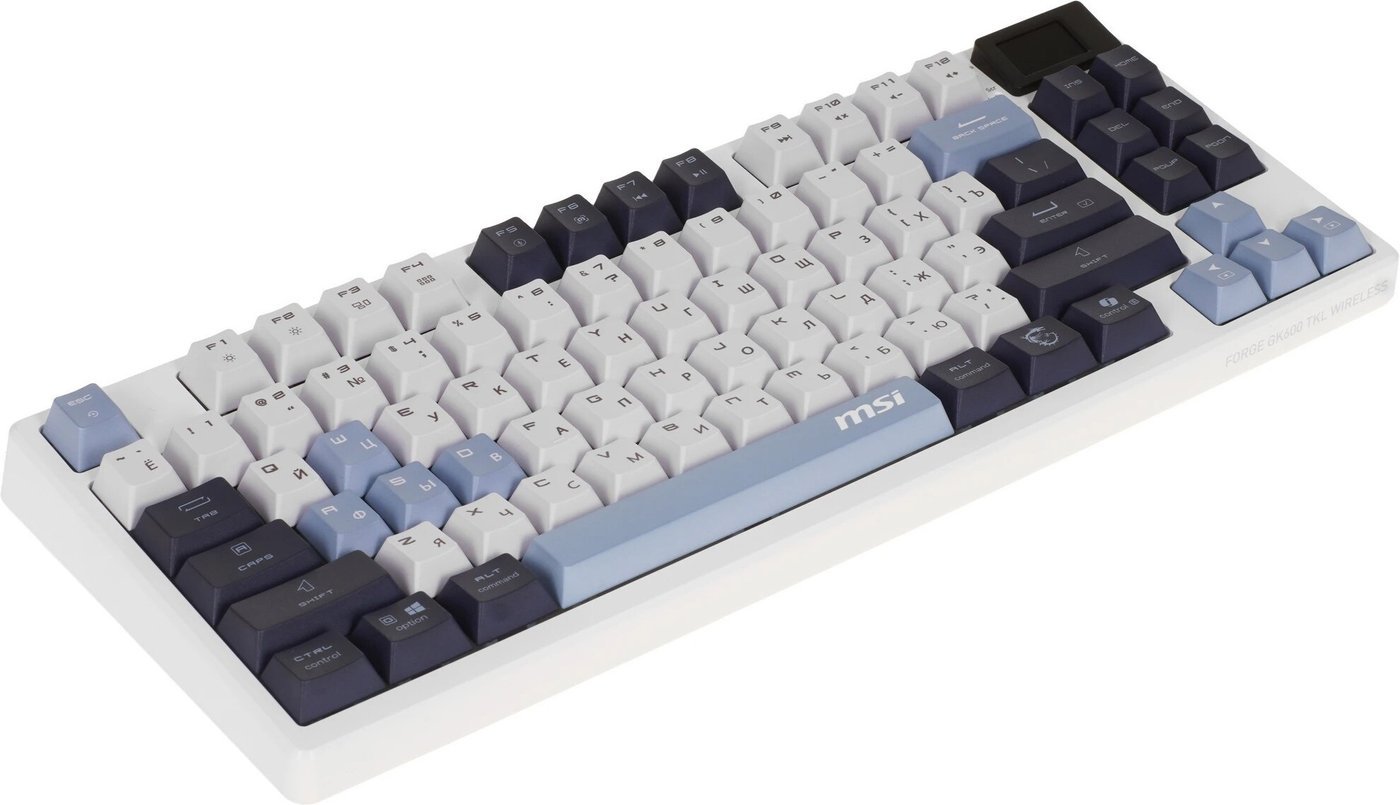 Клавиатура MSI Forge GK600 TKL Wireless Sky