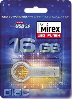 USB Flash Mirex ROUND KEY 16GB (13600-DVRROK16)