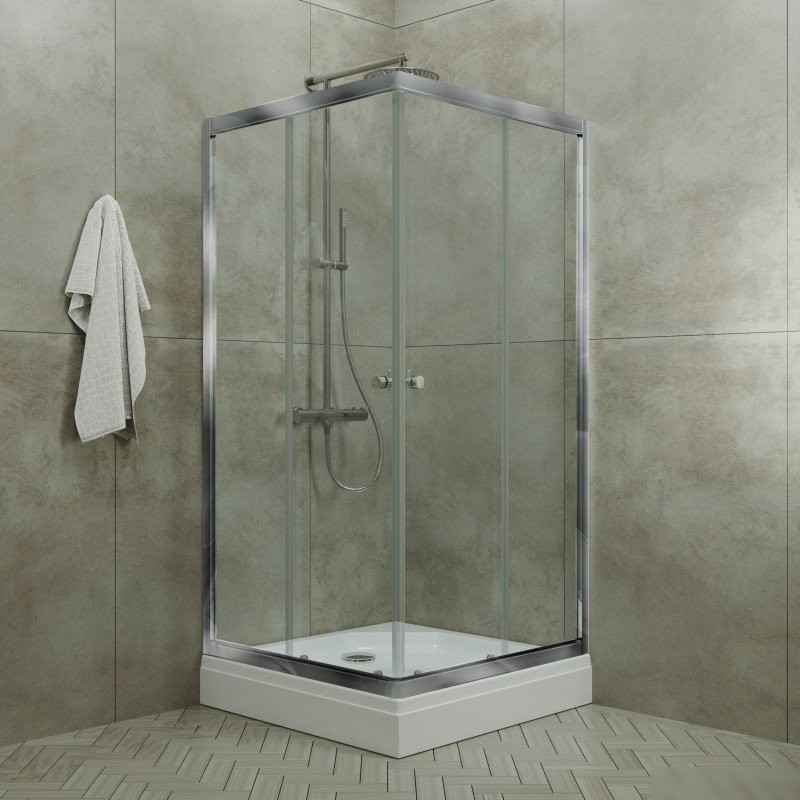 Душевой уголок Maroni Stile Chromo-GLS 90x90 Щ0000063967