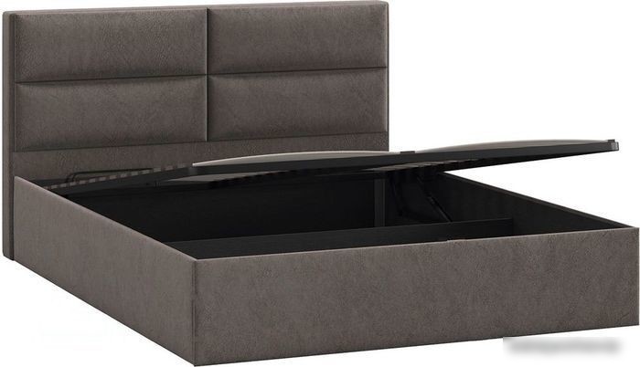 Кровать Трия Глосс универсальный тип 1 с ПМ и заглушиной 160x200 (Wellmart Latte)