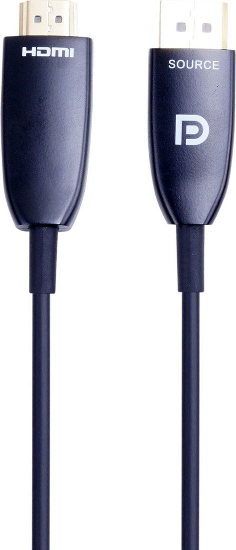 Кабель VCOM D3752B-15.0 DisplayPort - HDMI (15 м, черный)