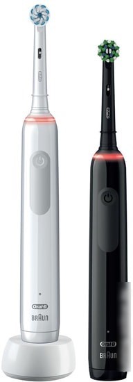 Комплект зубных щеток Oral-B Pro 3 3500 Duo Cross Action + Sensi White D505.523.3H