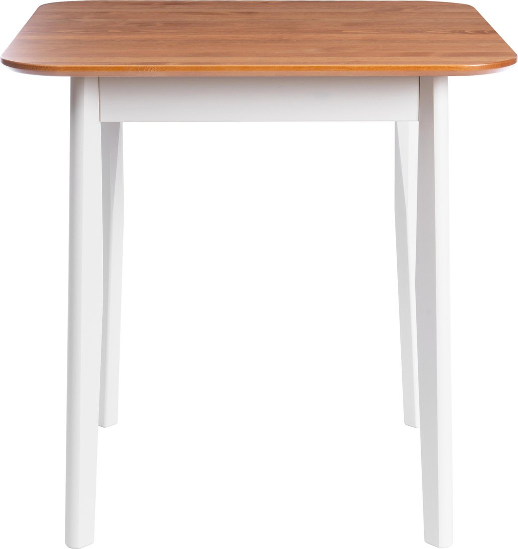 Кухонный стол TetChair Sonata Lux 75x75x75 (антик/белый)