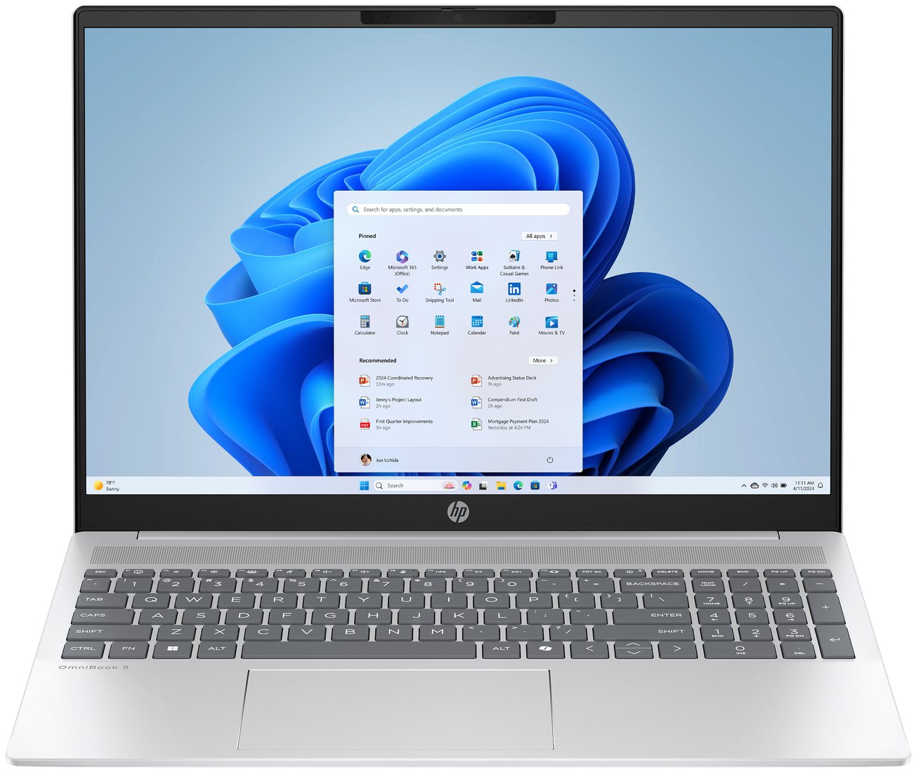 Ноутбук HP OmniBook 5 AI 16-ag1070wm B5PB3UA