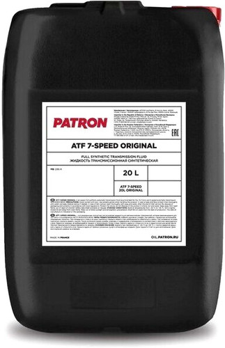 Трансмиссионное масло Patron Original 7-Speed ATF 20 л