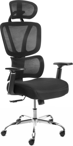 Офисное кресло TetChair Mesh-12HR (ткань, черный)