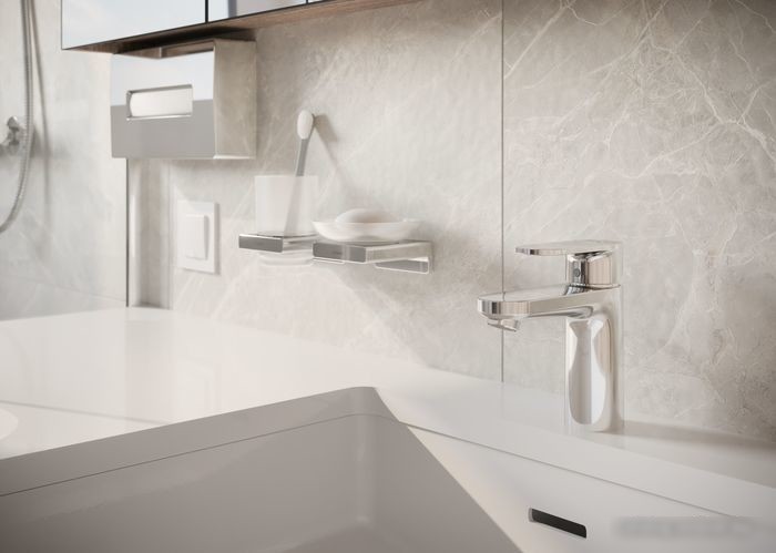 Стакан для зубной щетки и пасты Hansgrohe AddStoris 41749000