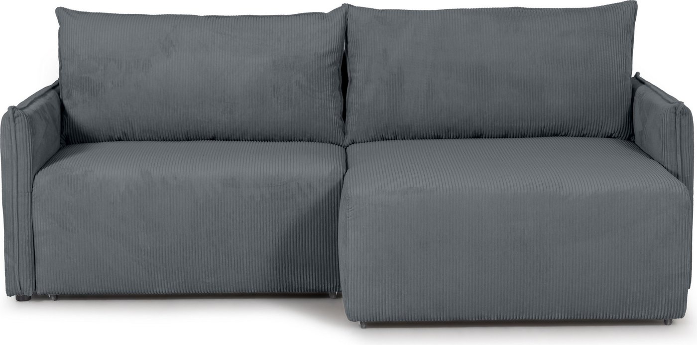 Угловой диван Mio Tesoro Boxwel 418 Б-1.5ек-1.5пфек-Б (графит 935)