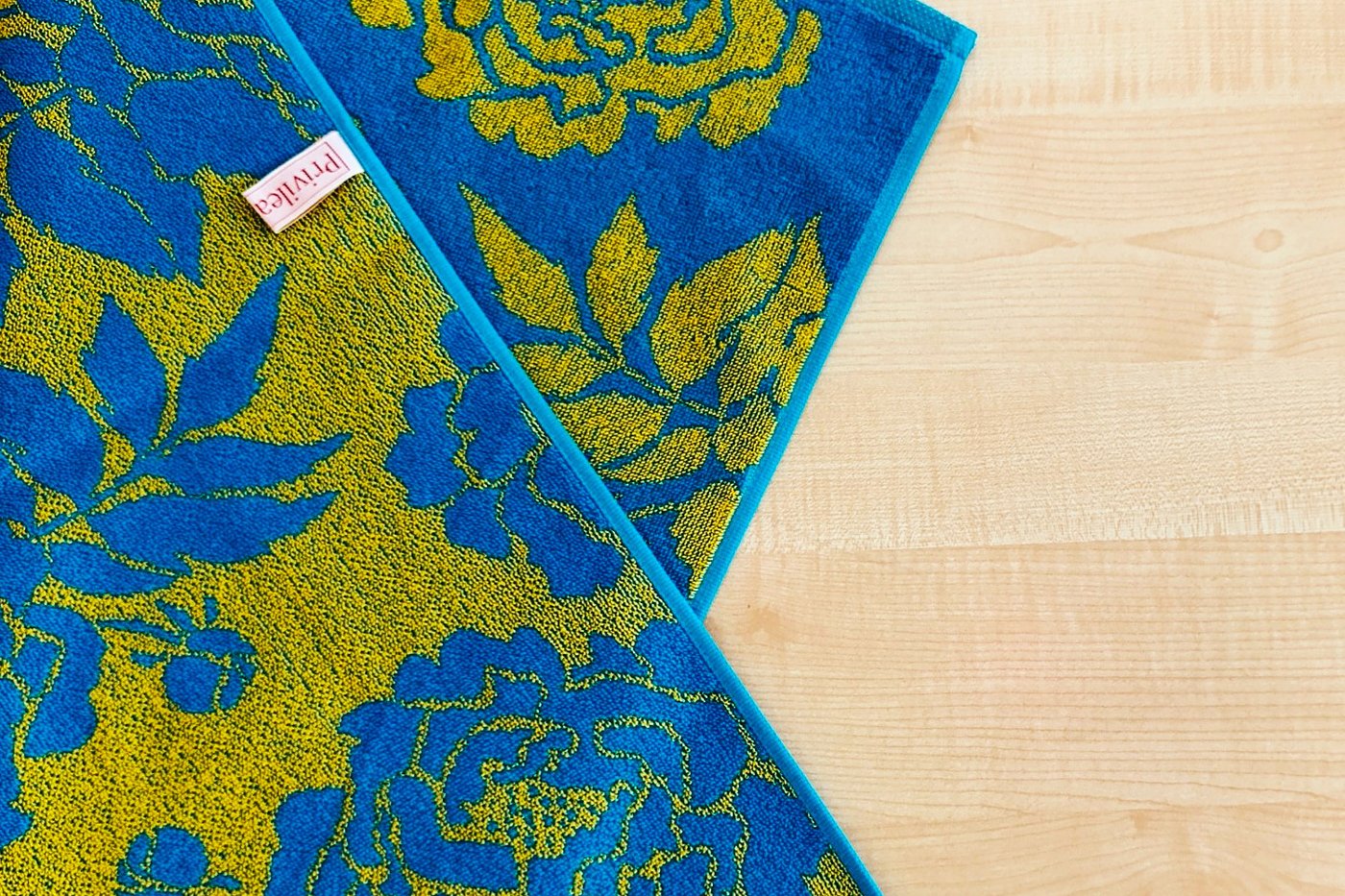 Полотенце Privilea Пионы 22С21 (50х70, бирюзовый)