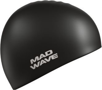 Шапочка для плавания Mad Wave Intensive Big (черный)
