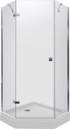Душевой уголок Triton Сигма 100x100 (хром, с поддоном)