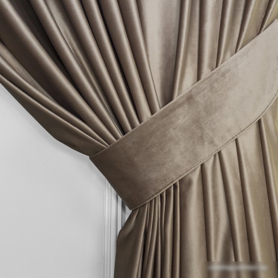 Штора Mio Tesoro Velvet 1.5x2.5 м (капучино)