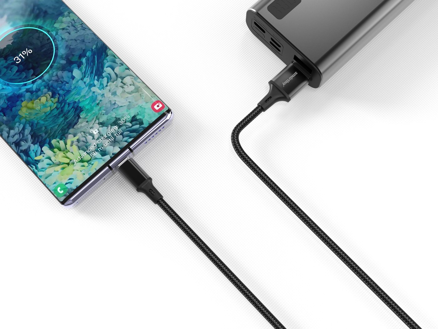Кабель SmartBuy S14 iK-522-S14 USB Type-A - Lightning (2 м, черный)