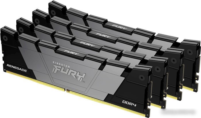 Оперативная память Kingston FURY Renegade 4x16ГБ DDR4 3600 МГц KF436C16RB12K4/64