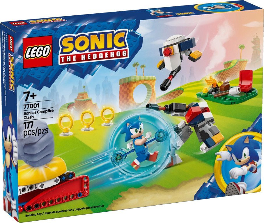Конструктор LEGO Super Sonic Столкновение Соника у костра 77001