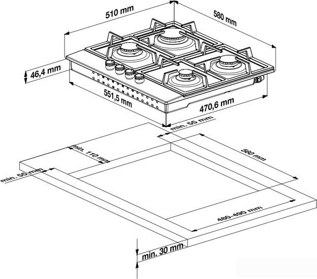 Варочная панель BEKO HILW 64235 S