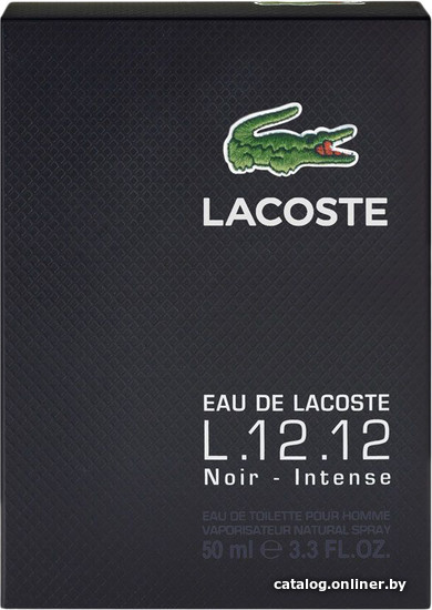 Lacoste L.12.12 Noir-Intense EdT (50 мл)