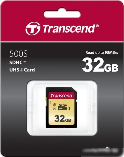 Карта памяти Transcend SDHC 500S 32GB