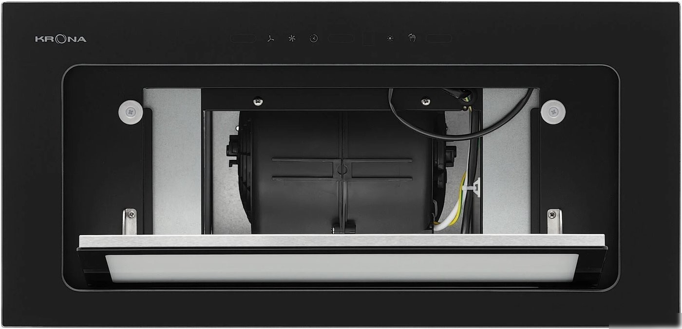 Кухонная вытяжка Krona Selina F MAX 600 black SGC КА-00009801 (черный)