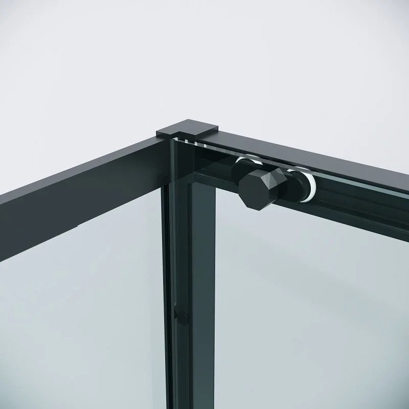 Душевой уголок Grossman Style 110x90x195 120.K33.05.1190.21.00 (черный матовый/прозрачное стекло)