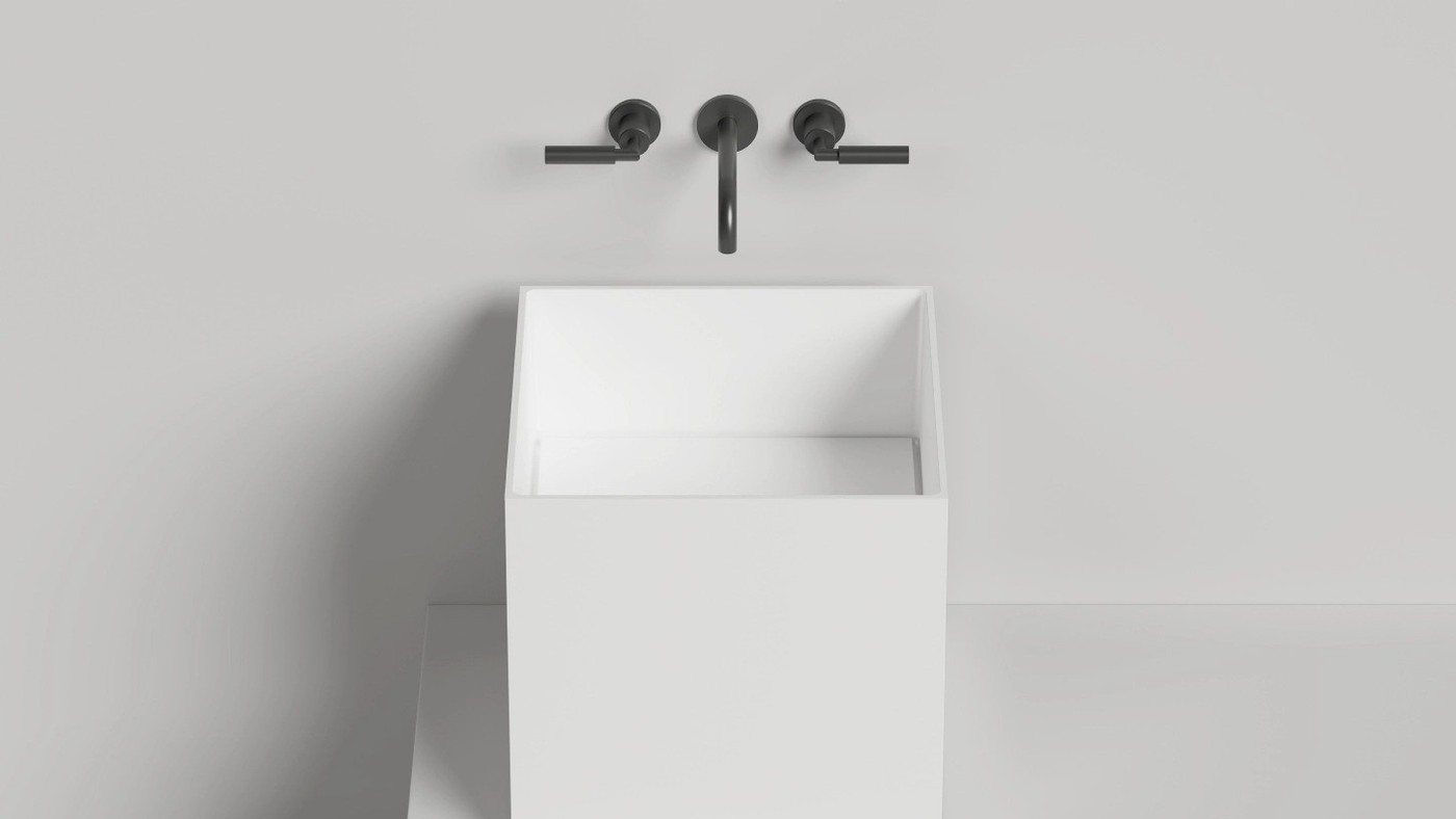 Умывальник Salini Armonia Square 03 130513G (S-Sense, глянцевый)