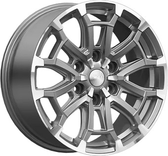 Литые диски SKAD Авилис 18x8" 6x139.7мм DIA 67.1мм ET 38мм Алмаз графит