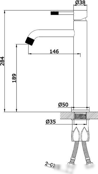 Смеситель Vieir V402512-N