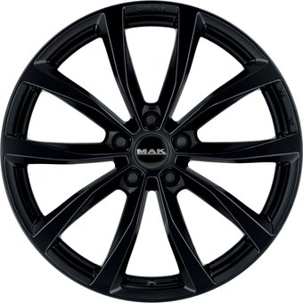 Литые диски MAK Wolf 19x8" 5x112мм DIA 66.45мм ET 39мм Gloss Black