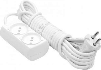 Удлинитель Borsan BR-1542-5 (5 м, белый)