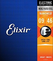 Струны для гитары Elixir Strings Nanoweb 12027 9-46