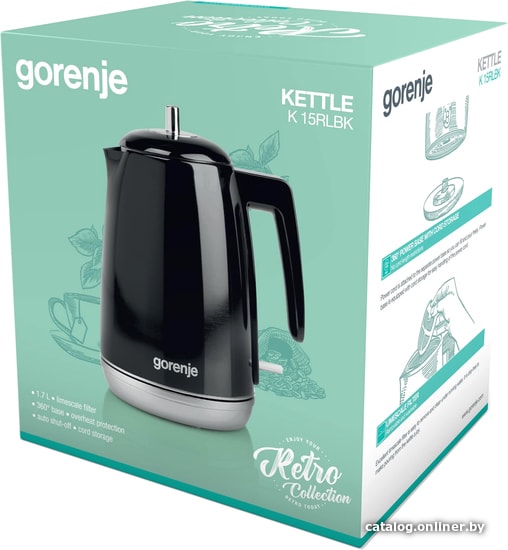 Электрочайник Gorenje K15RLBK