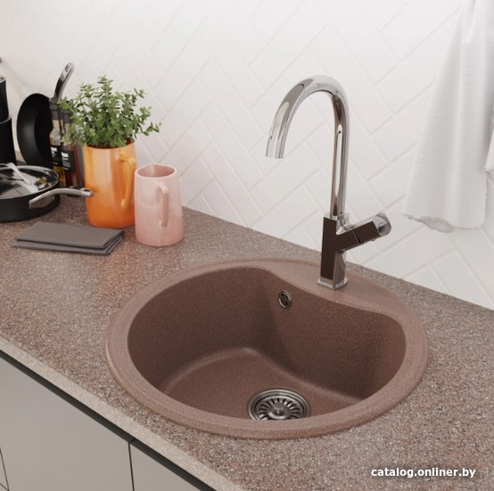 Кухонная мойка Mixline ML-GM09 551794 (терракотовый)