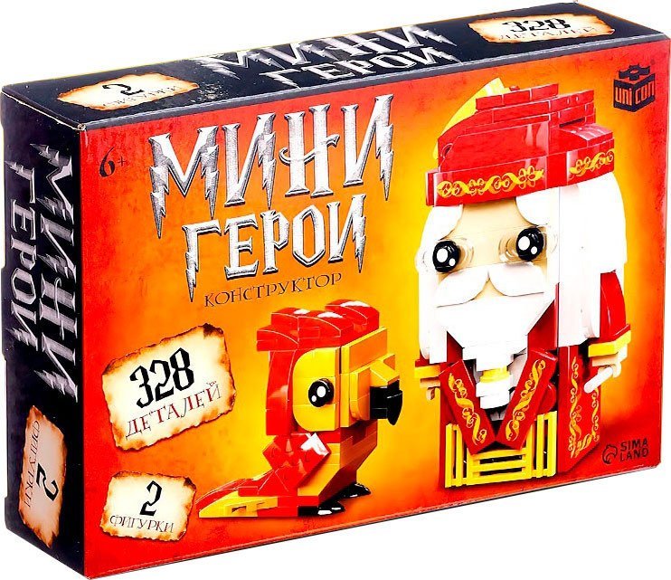 Конструктор Unicon Мини герои. Профессор с фениксом 10230058