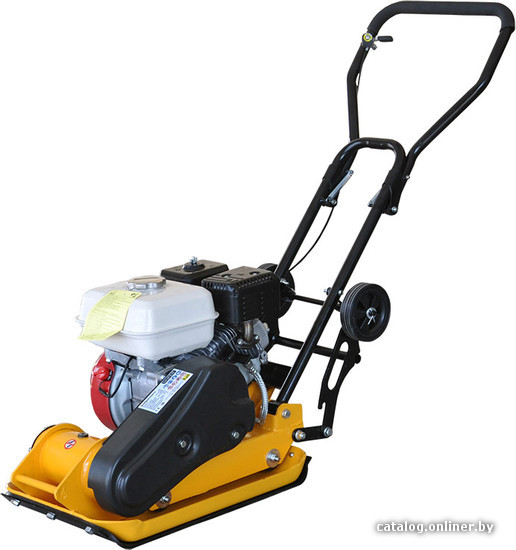 Виброплита Skiper С-60 Honda GX160 (бак, колеса, мат)