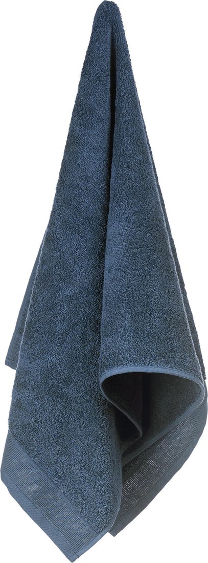 Полотенце Mio Tesoro Бордюр Махровое 50x100 450г (темно-синий)