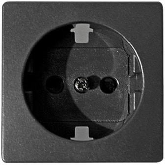 Накладка для розетки Simon 82041-38 (графит)