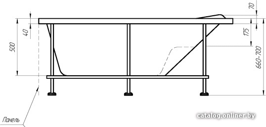 Ванна 1Марка Gracia 160x95