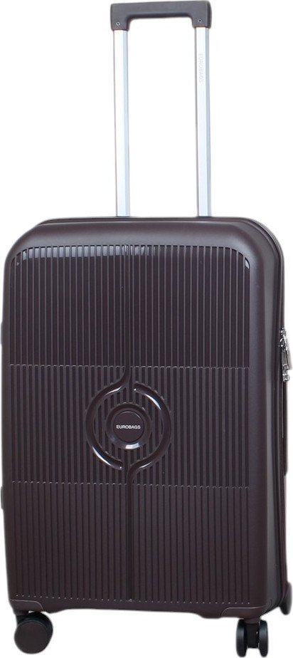 Чемодан-спиннер Eurobags PP-N98 (М, коричневый)