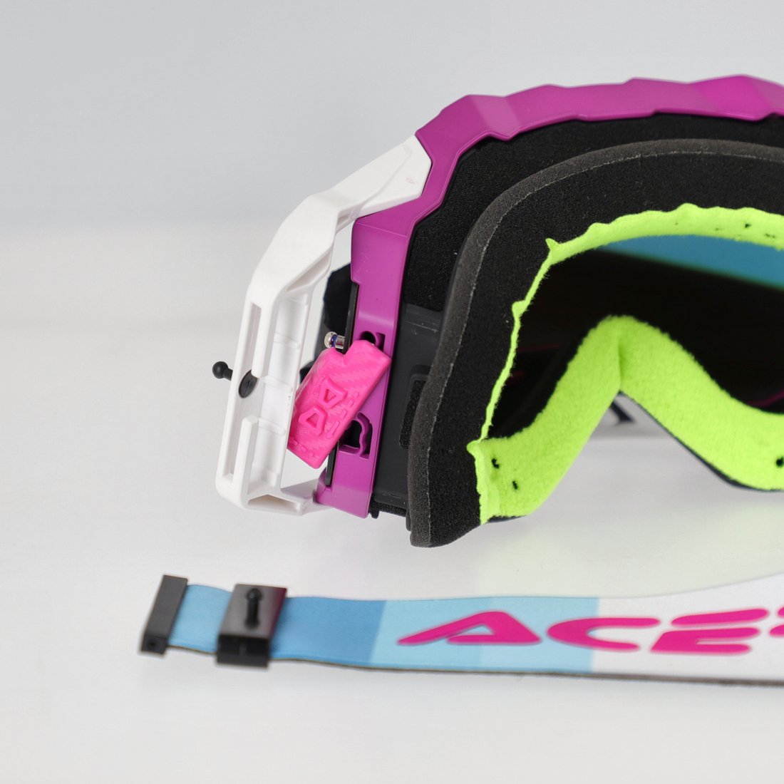 Мотошлем Acerbis Vulcan Mirror 0027508.385 (фиолетовый/белый)