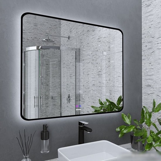 Grossman Зеркало Elegans-норма Black LED 17100802 (с сенсорным выключателем и подогревом)
