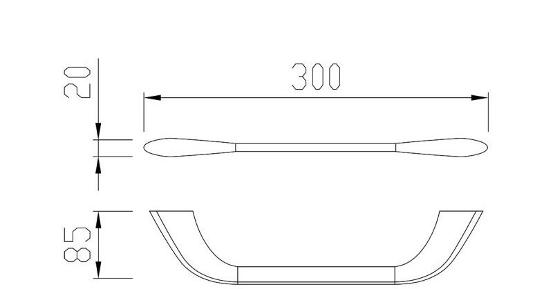 Держатель для полотенца Cezares LINER-TH02-GM (оружейная сталь)