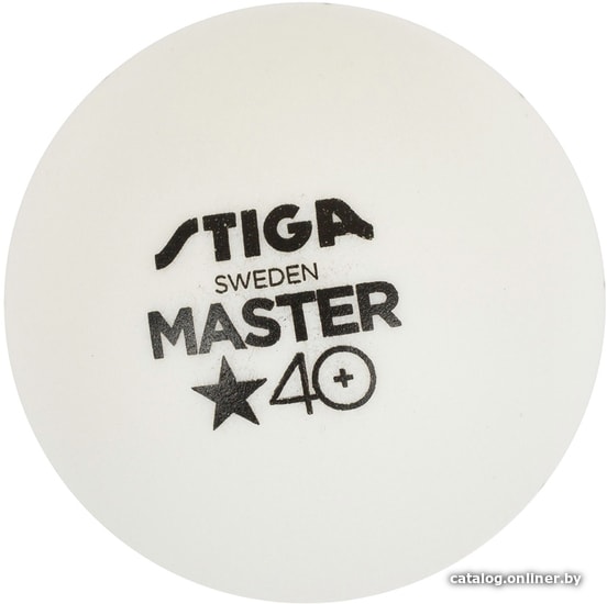 Мяч Stiga Master 40+ (белый, 6 шт)