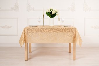 Скатерть Stolima Pina Lace 7005 Вензель (220x140)