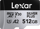 Карта памяти Lexar Professional SILVER PLUS microSDXC LMSSIPL512G-BNANG 512GB