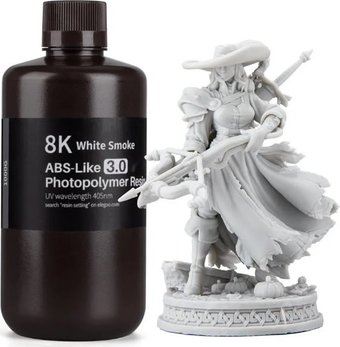 Фотополимер Elegoo 8K ABSlike V3.0 1кг (белый дым)