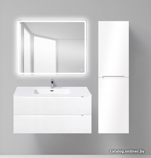BelBagno Тумба под умывальник Etna-1000-2C-SO-BL-P (bianco lucido)