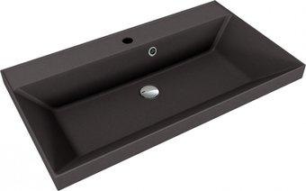 Умывальник Symbolite Asti 80x45 (кварц, антрацит)